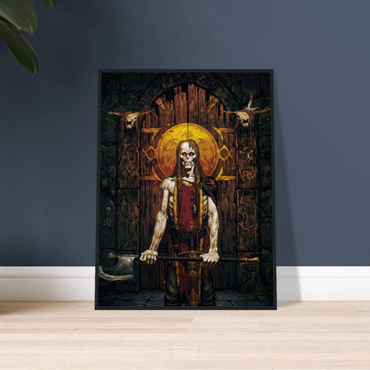 Guardian by Gerald Brom (1995) - Framed Poster 24in x 32in 2