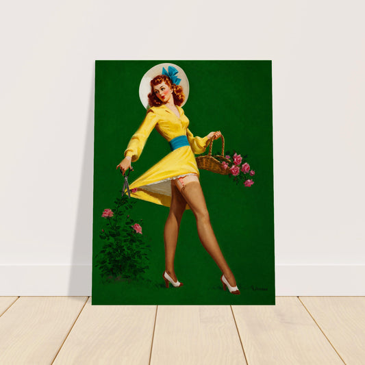 Art Frahm Nipped in the Bud 1958 Poster – Vintage Pin-Up Wall Art Decor 2