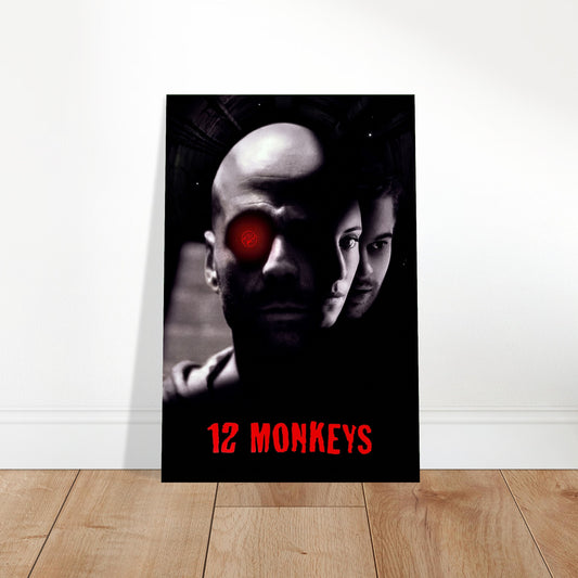 12 MONKEYS 1995 MOVIE POSTER – SCI-FI THRILLER CINEMA ART PRINT Wall Art Decor 2