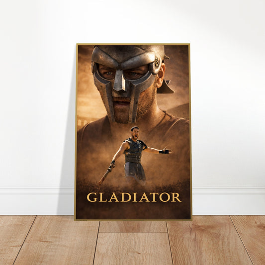GLADIATOR MOVIE POSTER - MAXIMUS IN THE ARENA - KORE ART STUDIOS EXLUSIVE 2