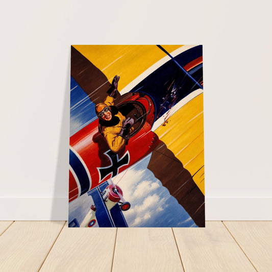 Rudolph Belarski Aces November 1931 Cover Poster – Pilot Ace Wall Art Decor 2