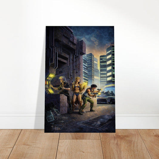 SHADOWRUN CYBERPUNK POSTER – CLASSIC RPG COVER ART TRIBUTE 2