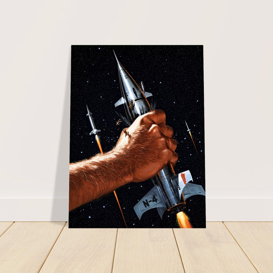 A God Named Smith by Edward Valigursky (1957) Poster – Sci-Fi Wall Art Decor 2