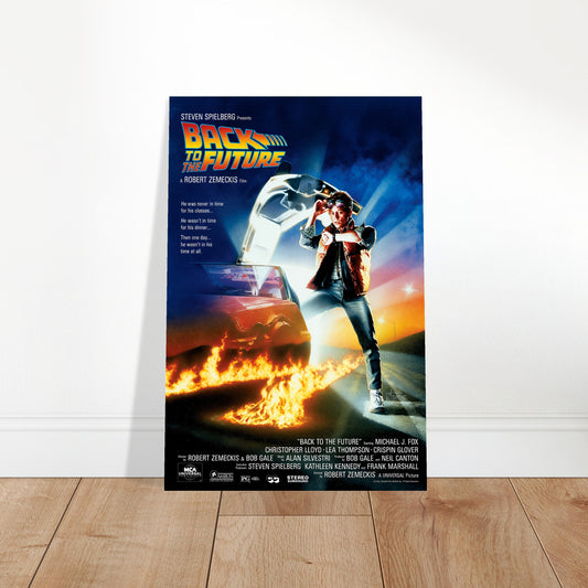 Back to the Future Movie Poster 1985 | Sci-Fi Classic Art Print 2