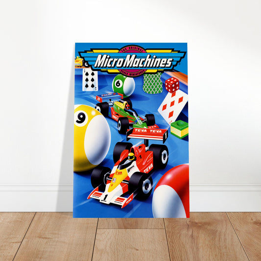 Micro Machines Racing Poster – Vintage Toy Cars Game Art Wall Art Decor 2