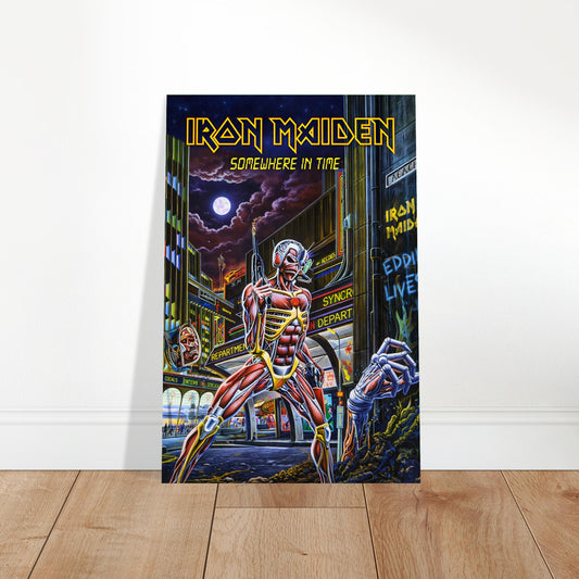 Iron Maiden - Somewhere in Time Album Poster - Heavy Metal Art 2