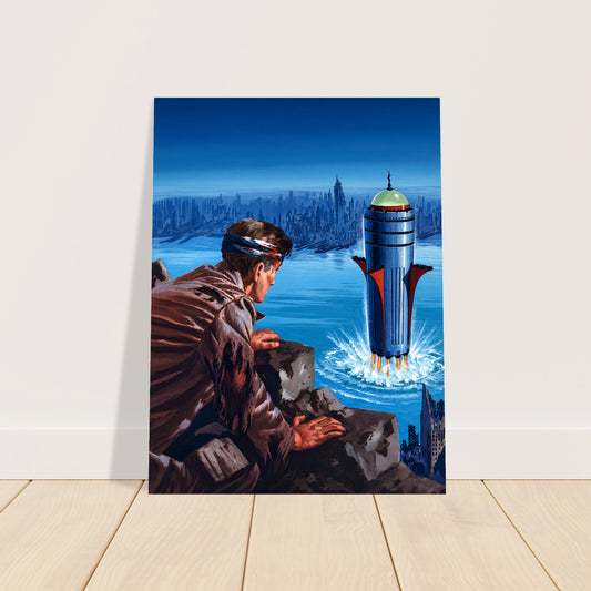 Edward Valigursky 'One Man to Kill' 1955 Sci-Fi Poster Wall Art Decor 2