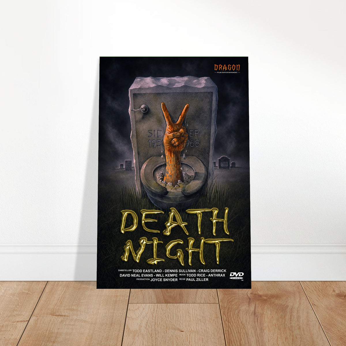 Death Night Movie Poster – Horror Cemetery Tribute 2000 Wall Art Decor 2