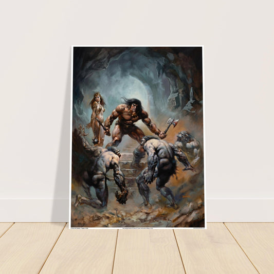 The Savage Sword of Conan #7 Cover Art Poster by Boris Vallejo - 1974 2