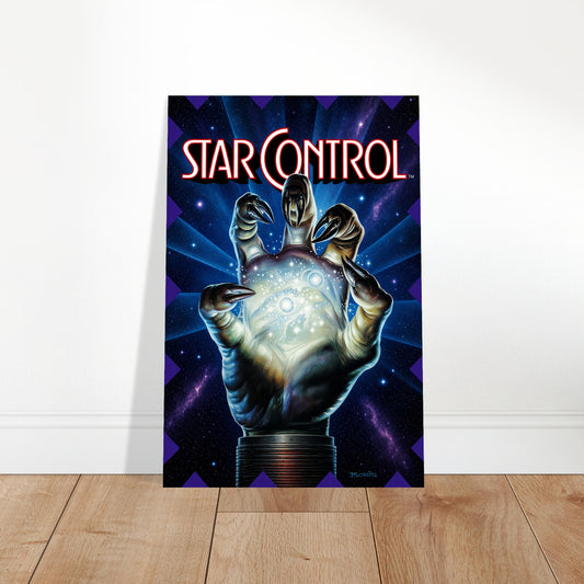 Star Control Poster - Alien Hand Retro Sci-Fi Game Art Wall Art Decor 2