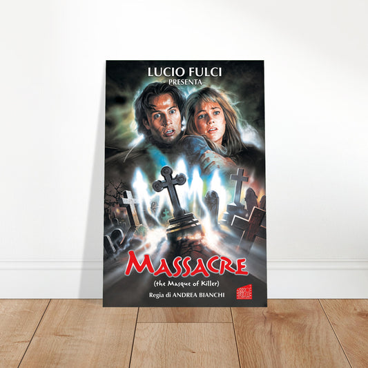 MASSACRE THE MASQUE OF KILLER 1989 MOVIE POSTER – HORROR FILM Wall Art Decor 2