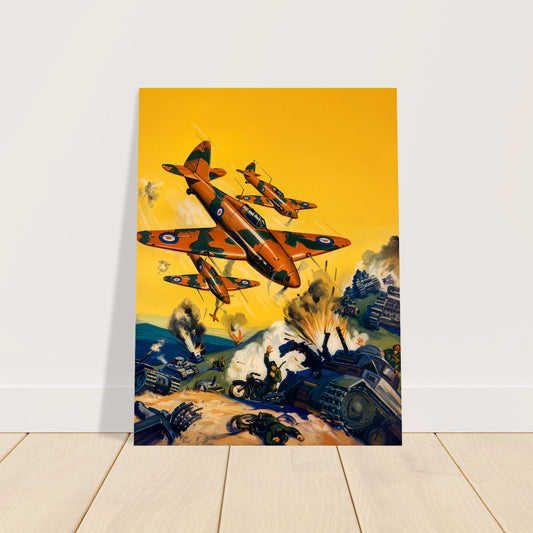 Rudolph Belarski Convoy Destroyer 1941 Poster – RAF Fighter Aircraft 2