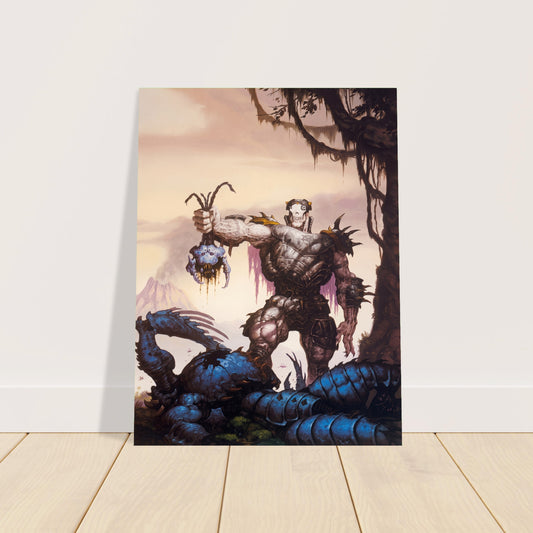 Gerald Brom Anti-Monster Poster 1994 – Dark Fantasy Art Wall Art Decor 2