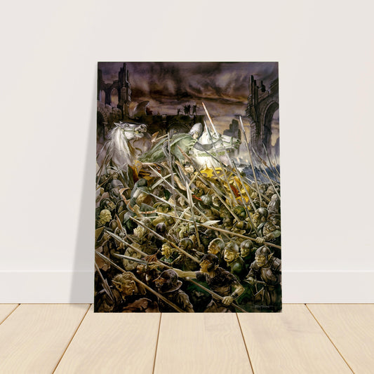 Battle of the Hornburg by Alan Lee (1976) - LOTR Poster 2