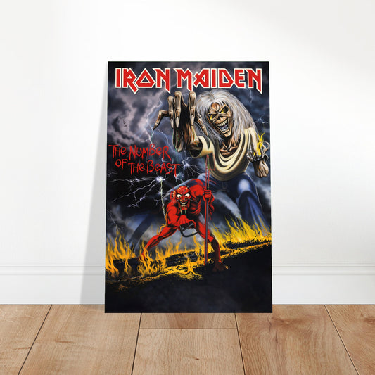 Iron Maiden - The Number of The Beast Album Poster - Heavy Metal Art 2
