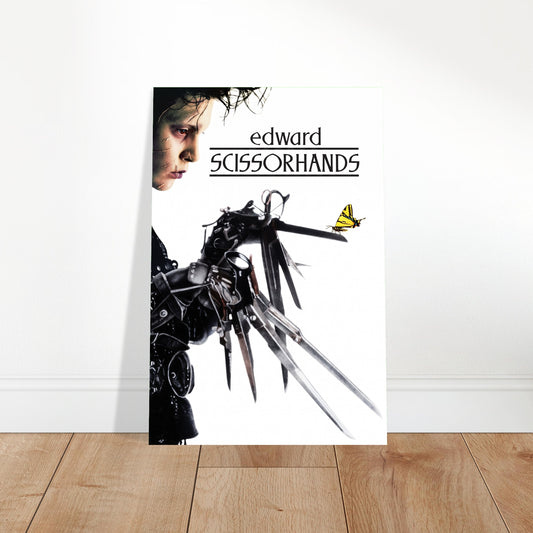 Edward Scissorhands 1990 Movie Poster – Tim Burton Gothic Fantasy Wall Art Decor 2
