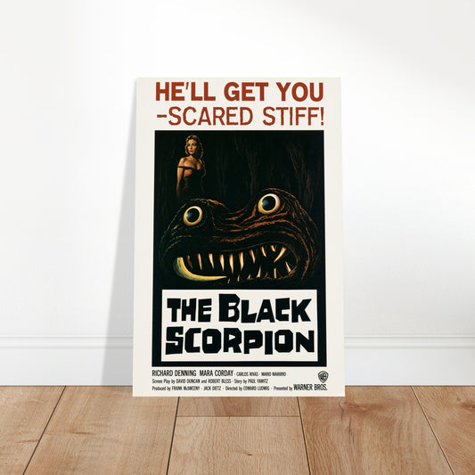 THE BLACK SCORPION 1957 MOVIE POSTER – CLASSIC CREATURE HORROR Wall Art Decor 2