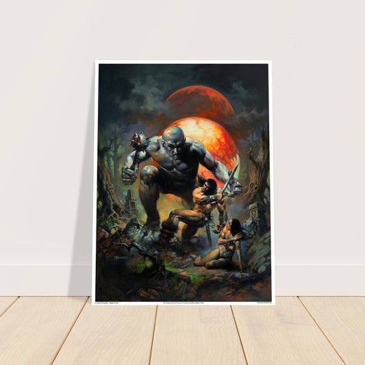 The Savage Sword of Conan #15 Cover Art Poster by Boris Vallejo - 1976 2