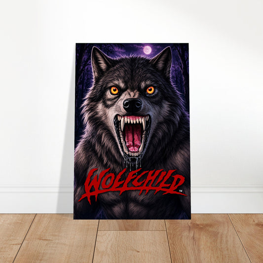 Wolfchild Poster – Fierce Wolf Horror Art Retro Gaming Wall Art Decor 2