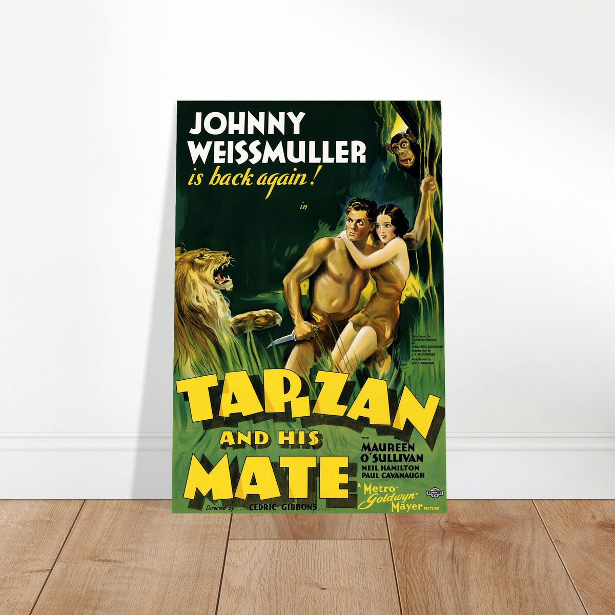 Tarzan and His Mate 1934 Movie Poster – Adventure Classic Film Art 2