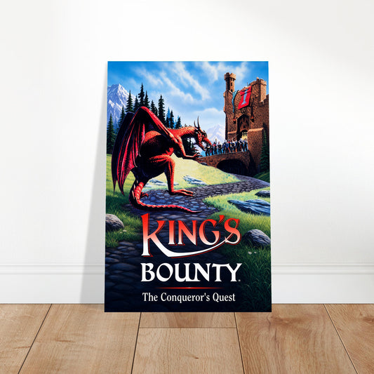 King's Bounty The Conqueror's Quest Poster – Dragon Fantasy Art Wall Art Decor 2