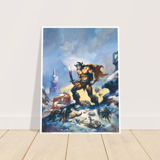 The Savage Sword of Conan #10 Cover Art Poster by Boris Vallejo - 1976 2