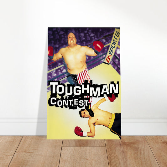 Toughman Contest Boxer Poster – Vintage Sports Fighting Art Wall Art Decor 2