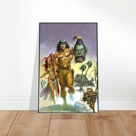 EARL NOREM THE SAVAGE SWORD OF CONAN #164 POSTER – CLASSIC DECAPITATION SCENE 2