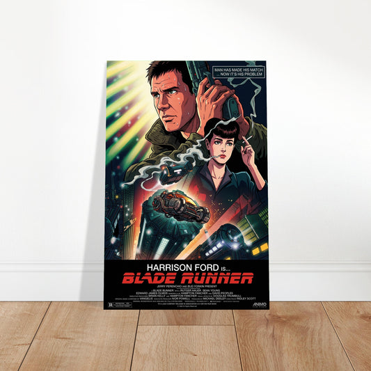 Blade Runner 1982 Movie Poster – Sci-Fi Noir Harrison Ford Classic 2