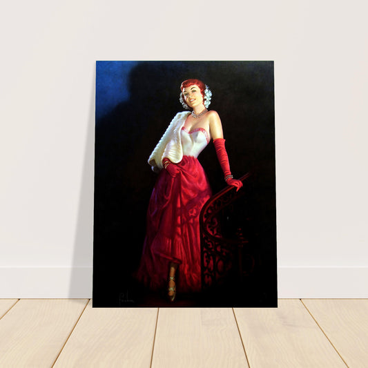 Grand Entrance in Scarlet by Art Frahm Poster – 1953 Wall Art Decor 2