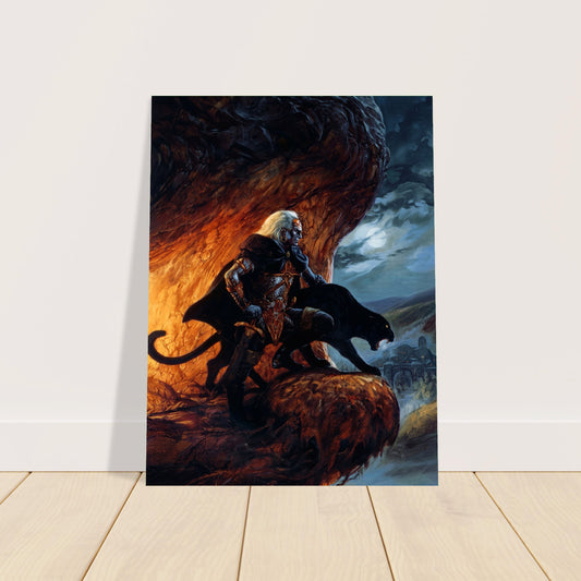 JEFF EASLEY SOJOURN POSTER 1991 – FANTASY WARRIOR SORCERER Wall Art Decor 2