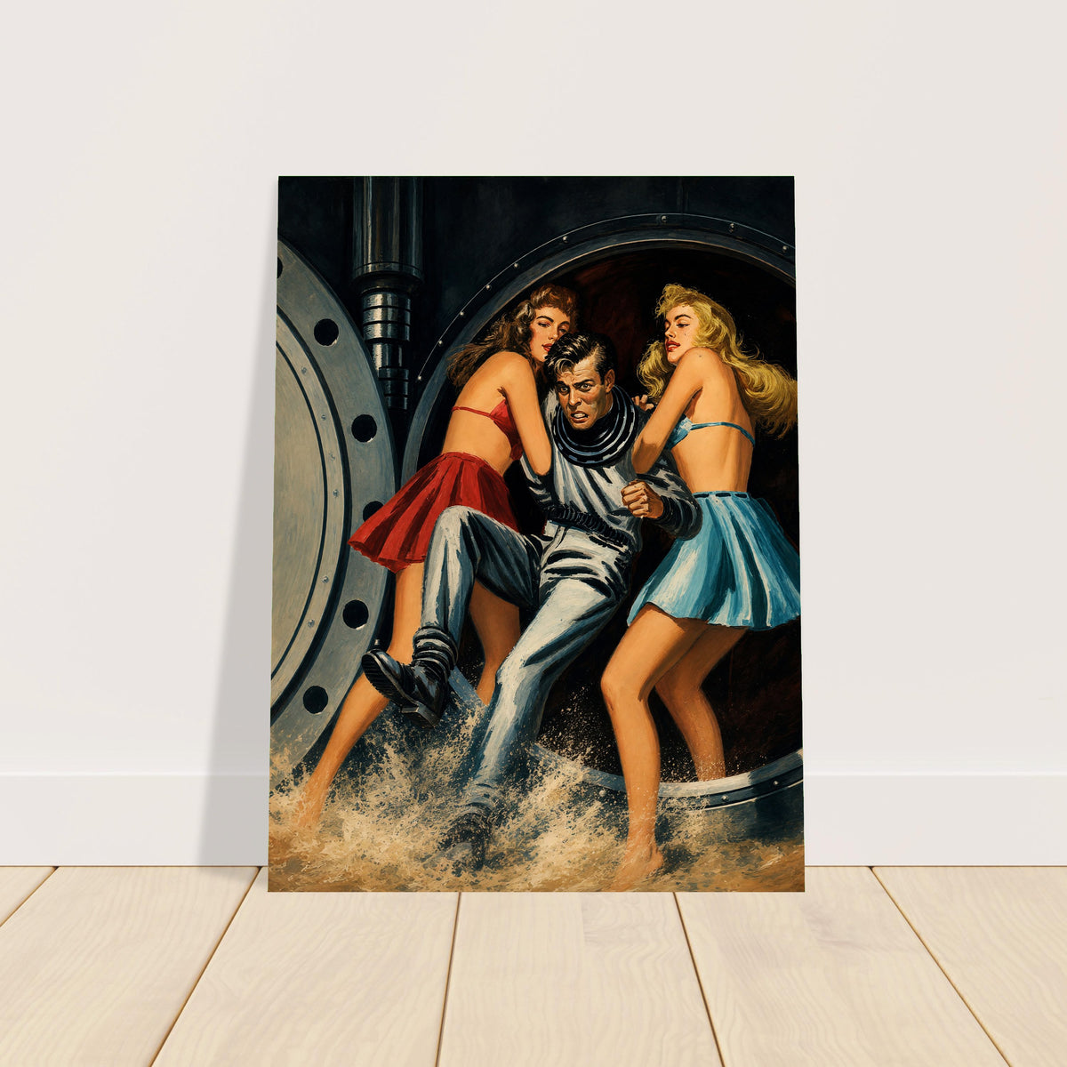 Edward Valigursky Amazing Stories December 1956 Poster Wall Art Decor 2