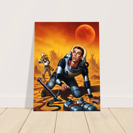 Red Moon Rising by Edward Valigursky 1958 Sci-Fi Poster Wall Art Decor 2