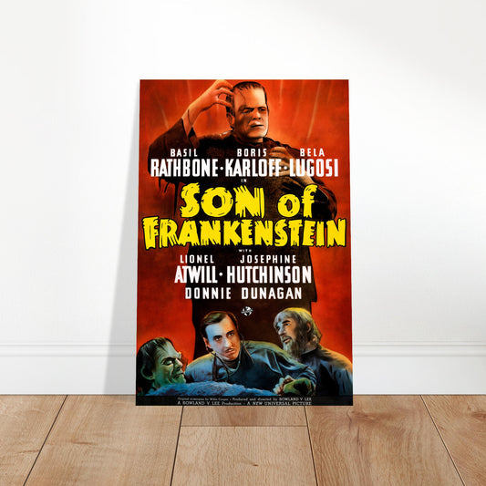 Son of Frankenstein 1939 Classic Horror Movie Poster Wall Art Decor 2