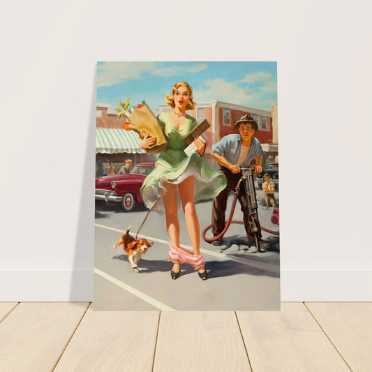 Art Frahm The Shake-Down 1955 Poster – Vintage Pin-Up Art Wall Art Decor 2