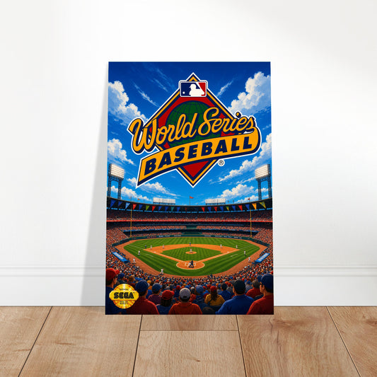 World Series Baseball Stadium Poster – Classic Sports Game Art Wall Art Decor 2