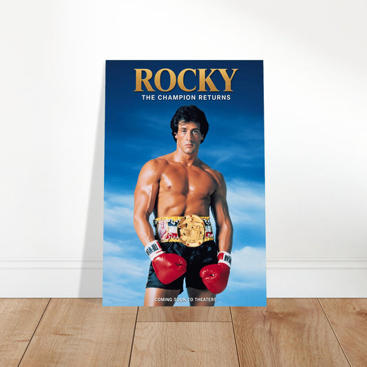 Rocky II 1979 Movie Poster – The Champion Returns Boxing Classic Wall Art 2