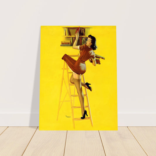 One for the Books by Art Frahm 1944 Poster – Vintage Pin-Up Wall Art Decor 2