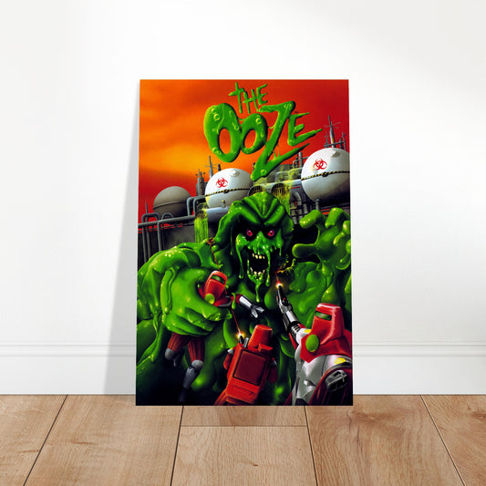 The Ooze Poster – Toxic Slime Monster Video Game Art Wall Art Decor 2