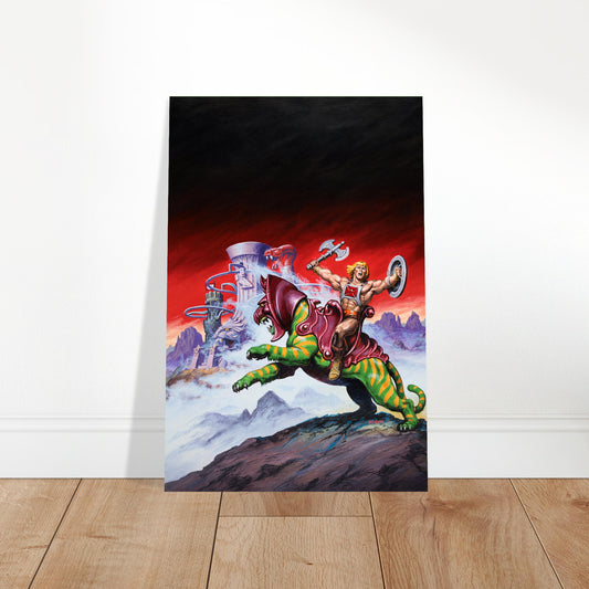Earl Norem He-Man and Battle Cat at Eternia Poster 1986 Wall Art Decor 2