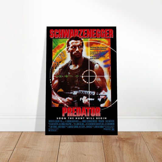 Predator 1987 Movie Poster - Schwarzenegger Action Sci-Fi Classic 2