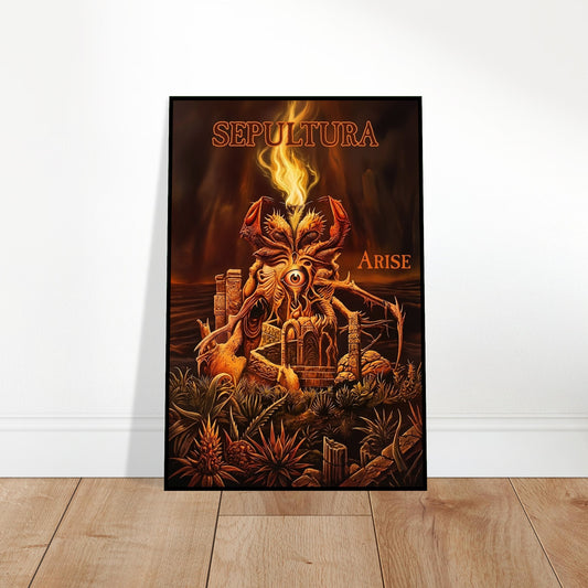 SEPULTURA ARISE POSTER – METAL DEMON CREATURE ALBUM ART Wall Art Decor 2