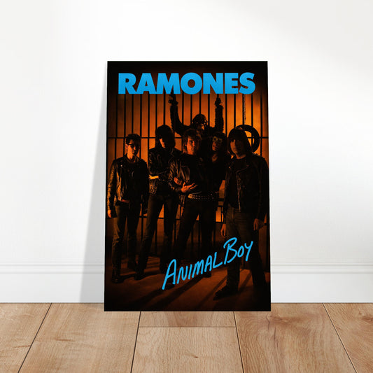 Ramones Poster – Animal Boy – 1980s Hardcore Punk 2