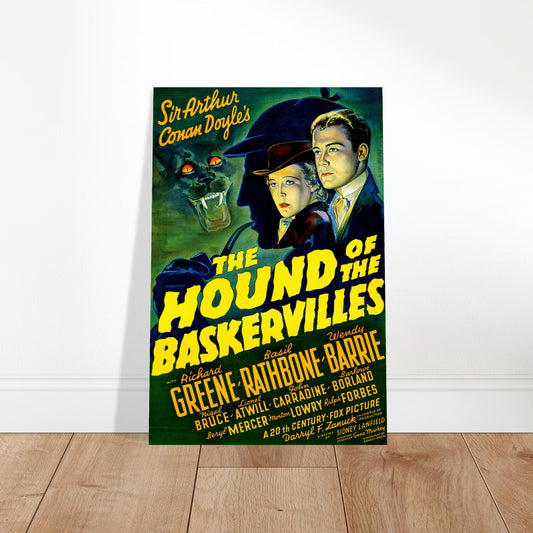 The Hound of the Baskervilles 1939 Movie Poster – Classic Film Wall Art Decor 2