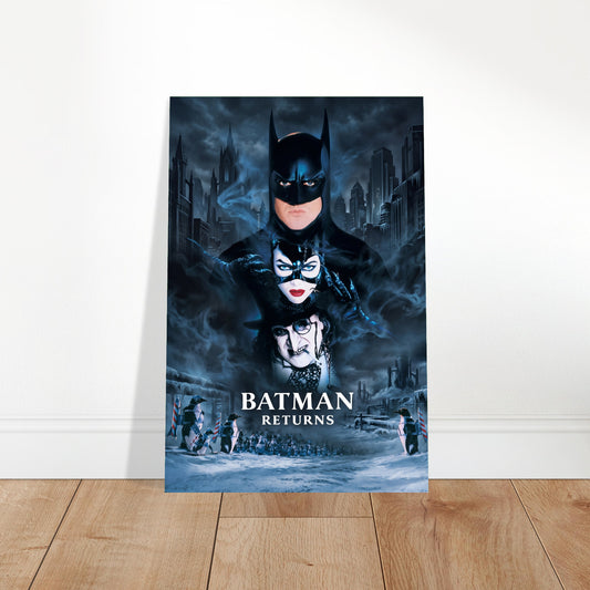 Batman Returns 1992 Movie Poster – Dark Knight Catwoman Penguin Wall Art Decor 2