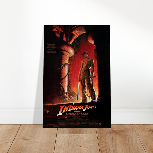 Indiana Jones Temple of Doom Theatrical Poster 1984 Wall Art Decor 2