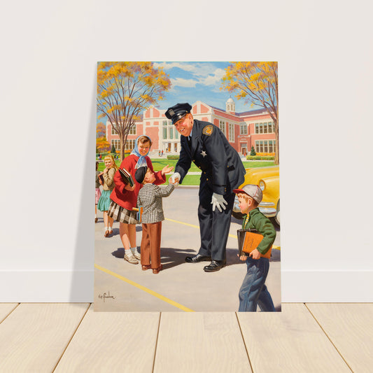 Thank You, Sir by Art Frahm Poster – 1958 Vintage Americana Wall Art Decor 2