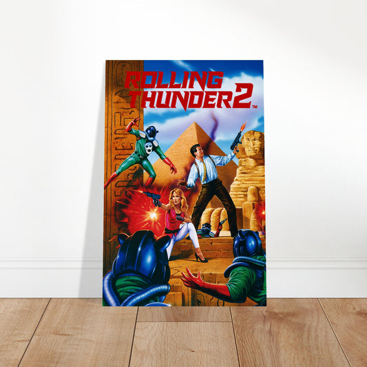 Rolling Thunder 2 Poster – Action Adventure Video Game Art Wall Art Decor 2
