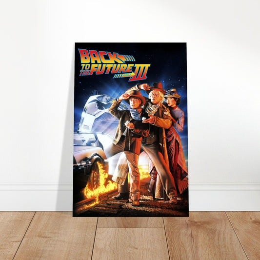 Back to the Future Part III Movie Poster 1990 - Classic Sci-Fi Wall Art Decor 2