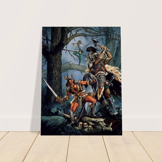 THE OATH & THE MEASURE BY CLYDE CALDWELL POSTER D&D FANTASY WALLART 2